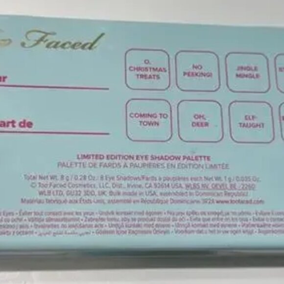 Too Faced Secret Santa Mini Eyeshadow Palette - Picture 3 of 6